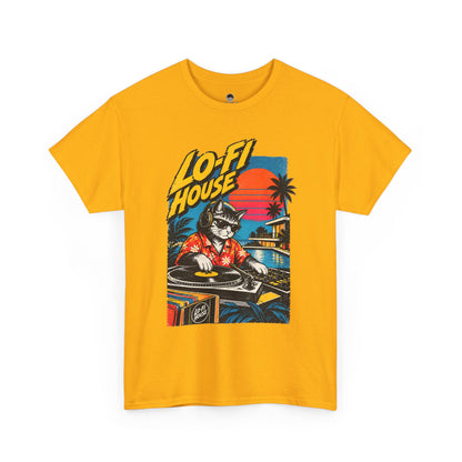 Lo-Fi House DJ T-Shirt — Retro Sunset Music Tee