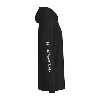 Lofi Night DJ Hooded Long Sleeve Tee