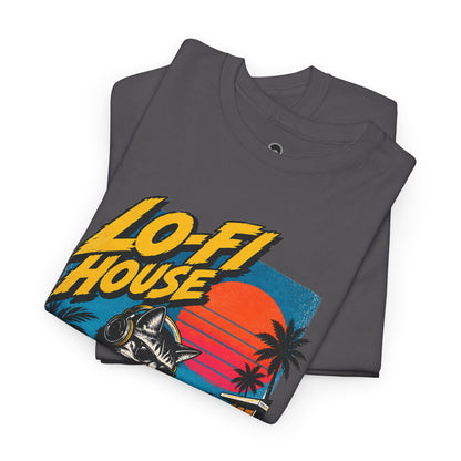 Lo-Fi House DJ T-Shirt — Retro Sunset Music Tee