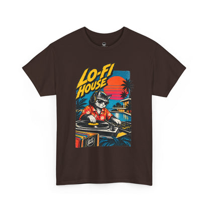 Lo-Fi House DJ T-Shirt — Retro Sunset Music Tee