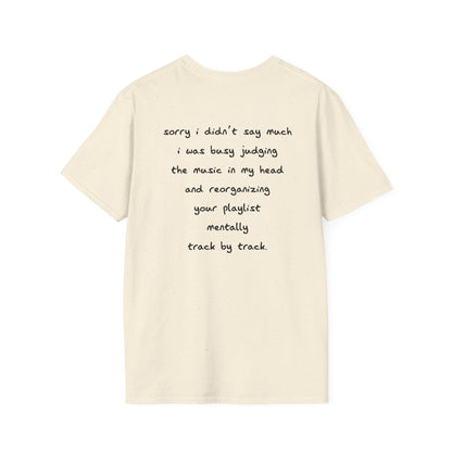 Sorry, I’m Fixing Your Playlist Tee