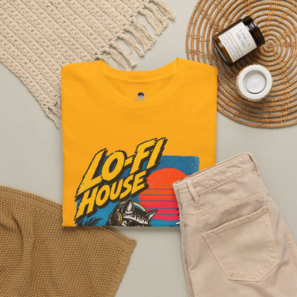 Lo-Fi House DJ T-Shirt — Retro Sunset Music Tee