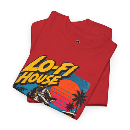 Lo-Fi House DJ T-Shirt — Retro Sunset Music Tee