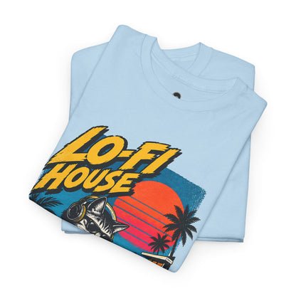 Lo-Fi House DJ T-Shirt — Retro Sunset Music Tee