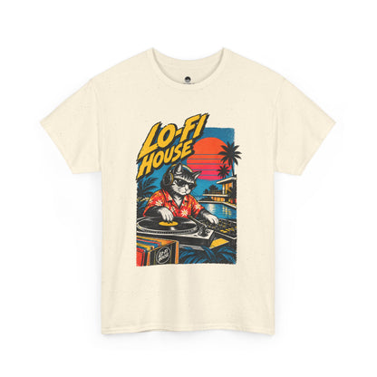 Lo-Fi House DJ T-Shirt — Retro Sunset Music Tee