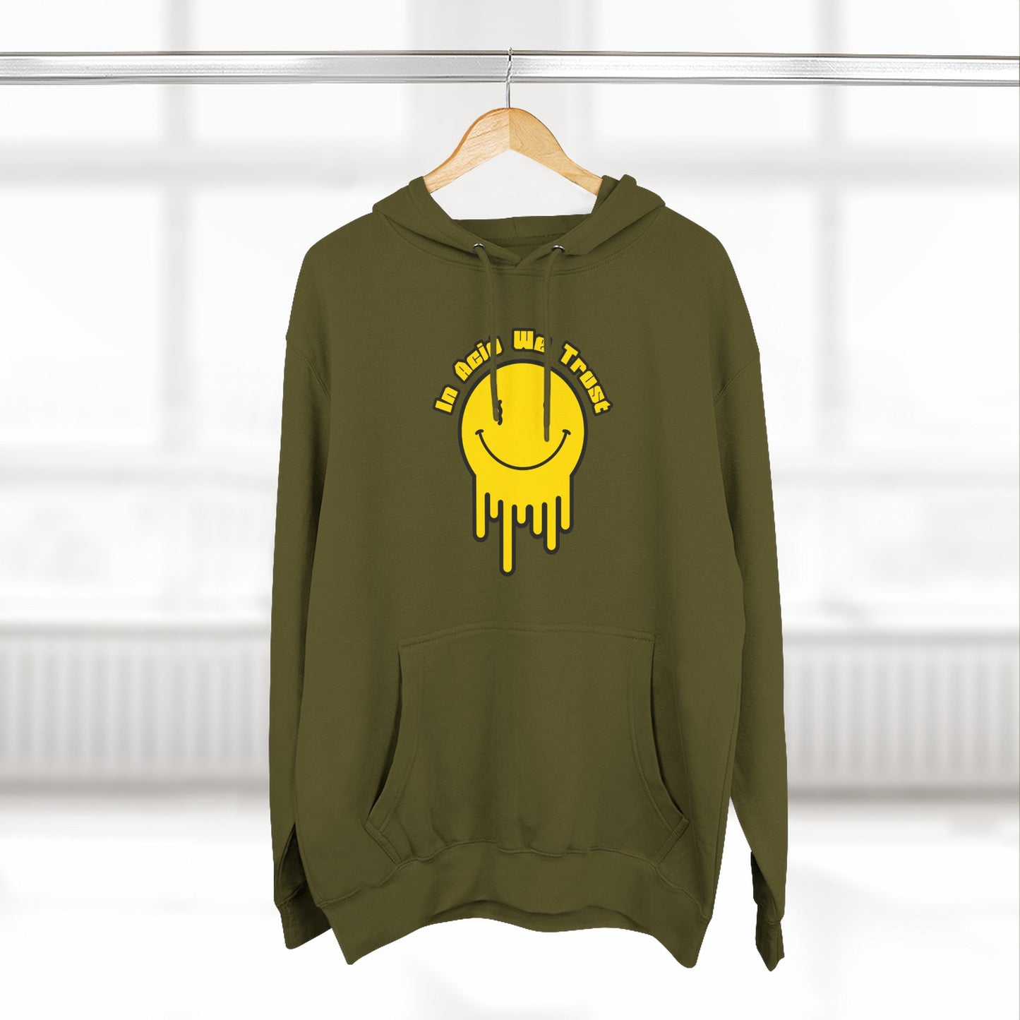 Smiley Face Drip Hoodie