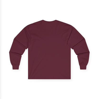 Synthwave Sunset Long Sleeve Tee — Retro Vaporwave Miami Night Graphic