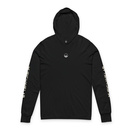 Lofi Night DJ Hooded Long Sleeve Tee