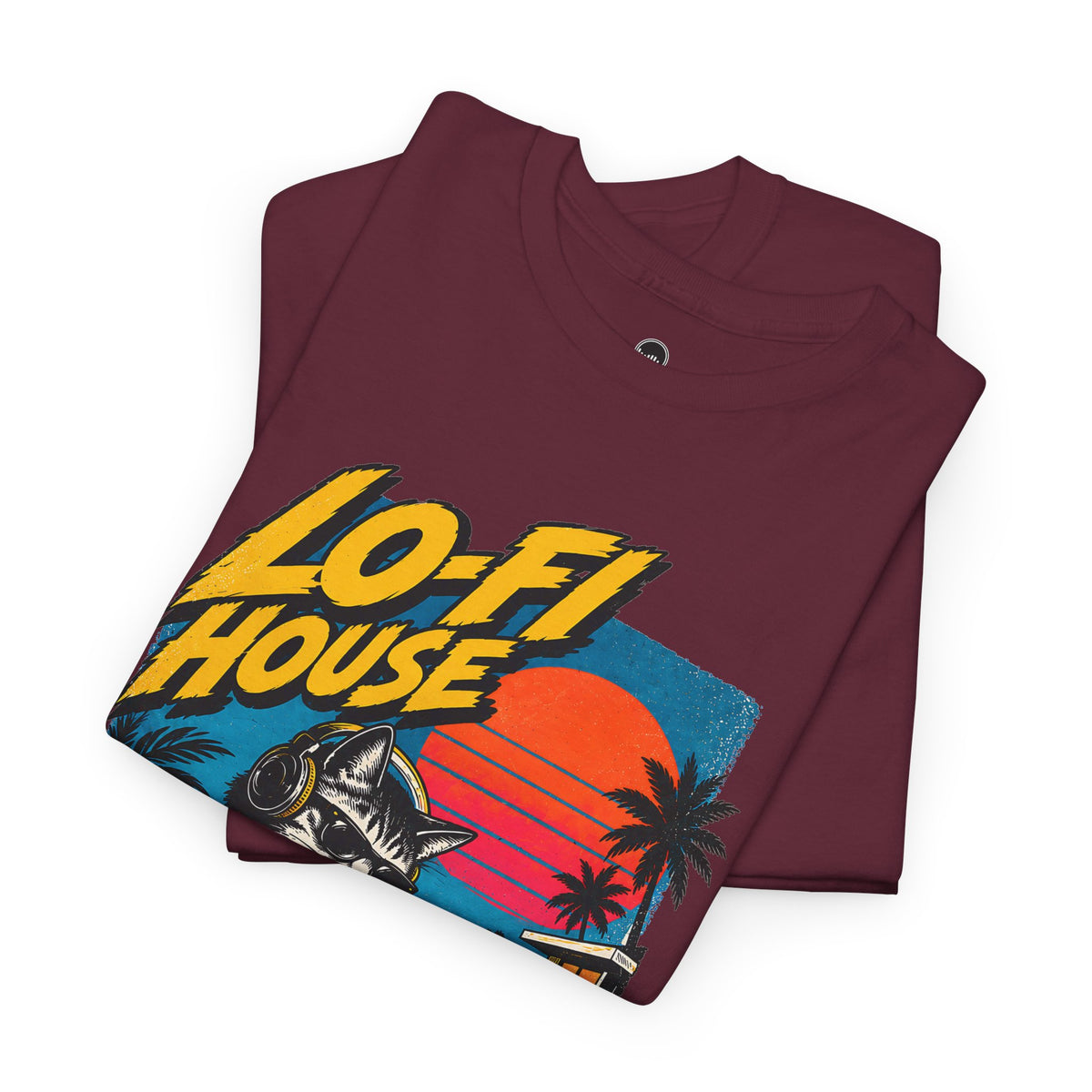 Lo-Fi House DJ T-Shirt — Retro Sunset Music Tee