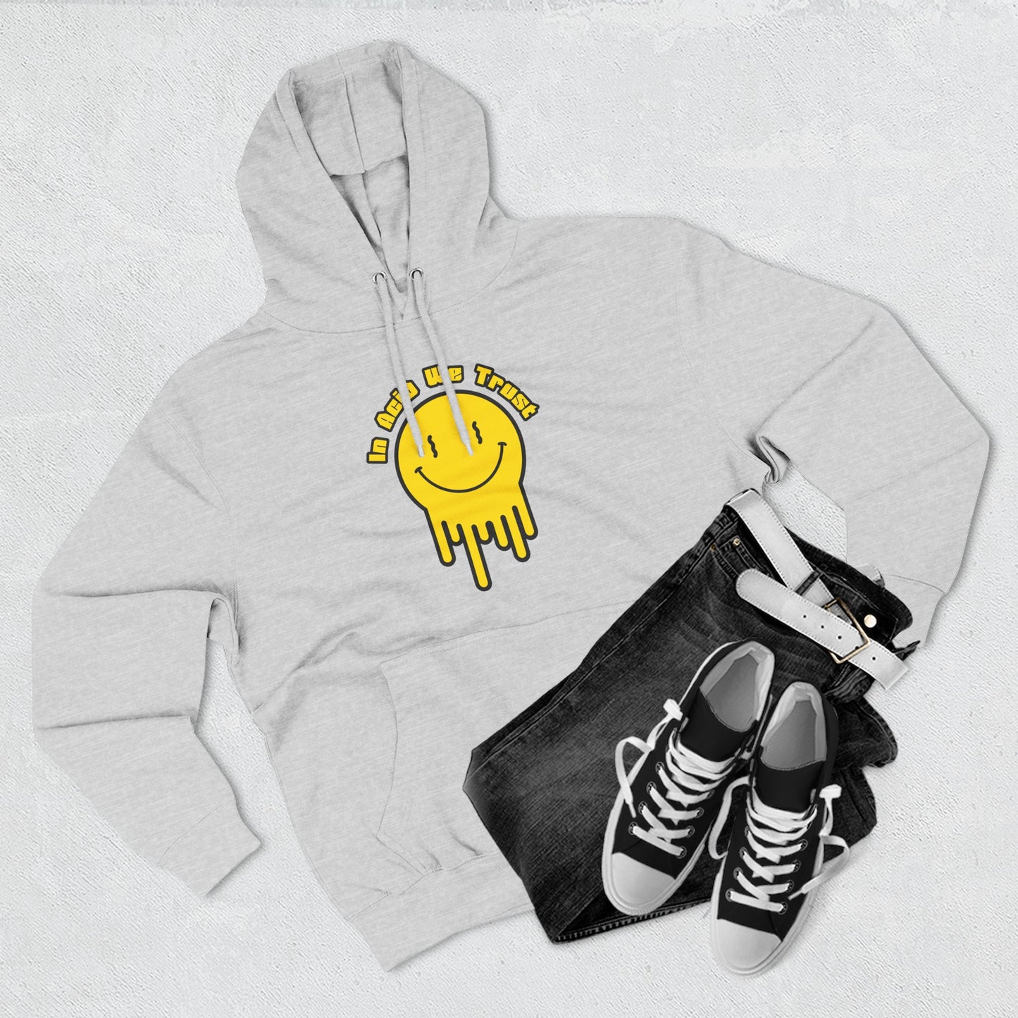 Smiley Face Drip Hoodie