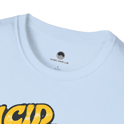 Acid Jazz T-Shirt - Retro Cat DJ Graphic Tee