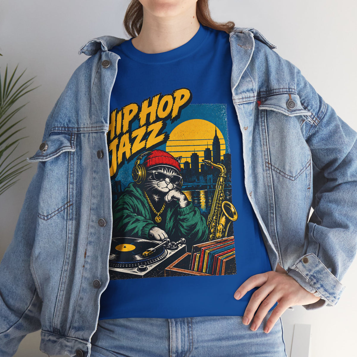 Hip Hop Jazz DJ Tee — Vintage Streetwear Music Graphic T-Shirt