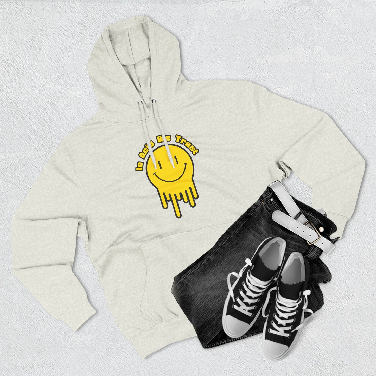 Smiley Face Drip Hoodie