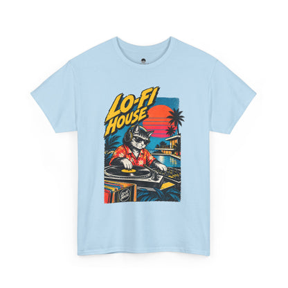 Lo-Fi House DJ T-Shirt — Retro Sunset Music Tee