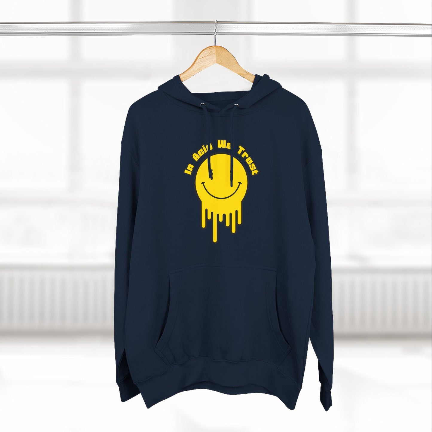 Smiley Face Drip Hoodie