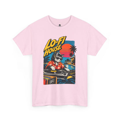 Lo-Fi House DJ T-Shirt — Retro Sunset Music Tee