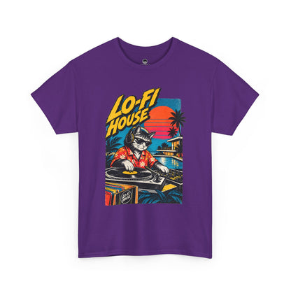 Lo-Fi House DJ T-Shirt — Retro Sunset Music Tee