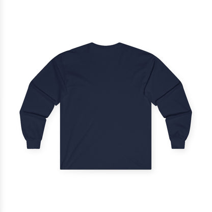 Synthwave Sunset Long Sleeve Tee — Retro Vaporwave Miami Night Graphic