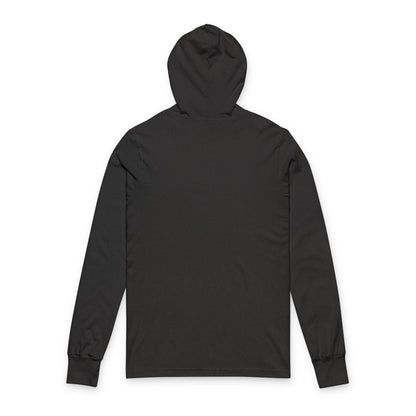 Hip Hop Jazz Hooded Long Sleeve Tee — Vintage DJ Skull Graphic