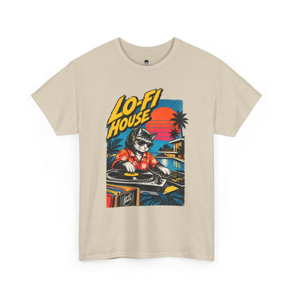 Lo-Fi House DJ T-Shirt — Retro Sunset Music Tee