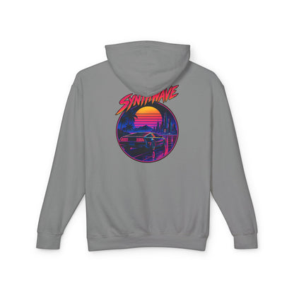 Retro Sunset Hoodie — Synthwave Vaporwave Graphic Pullover