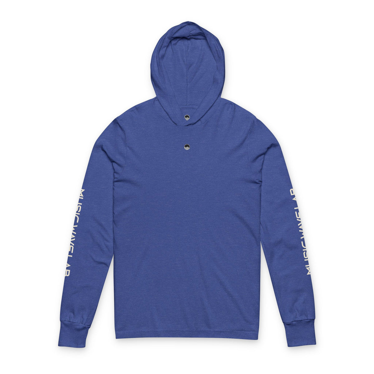 Acid Jazz Hooded Long Sleeve Tee — Retro Record Player Graphic