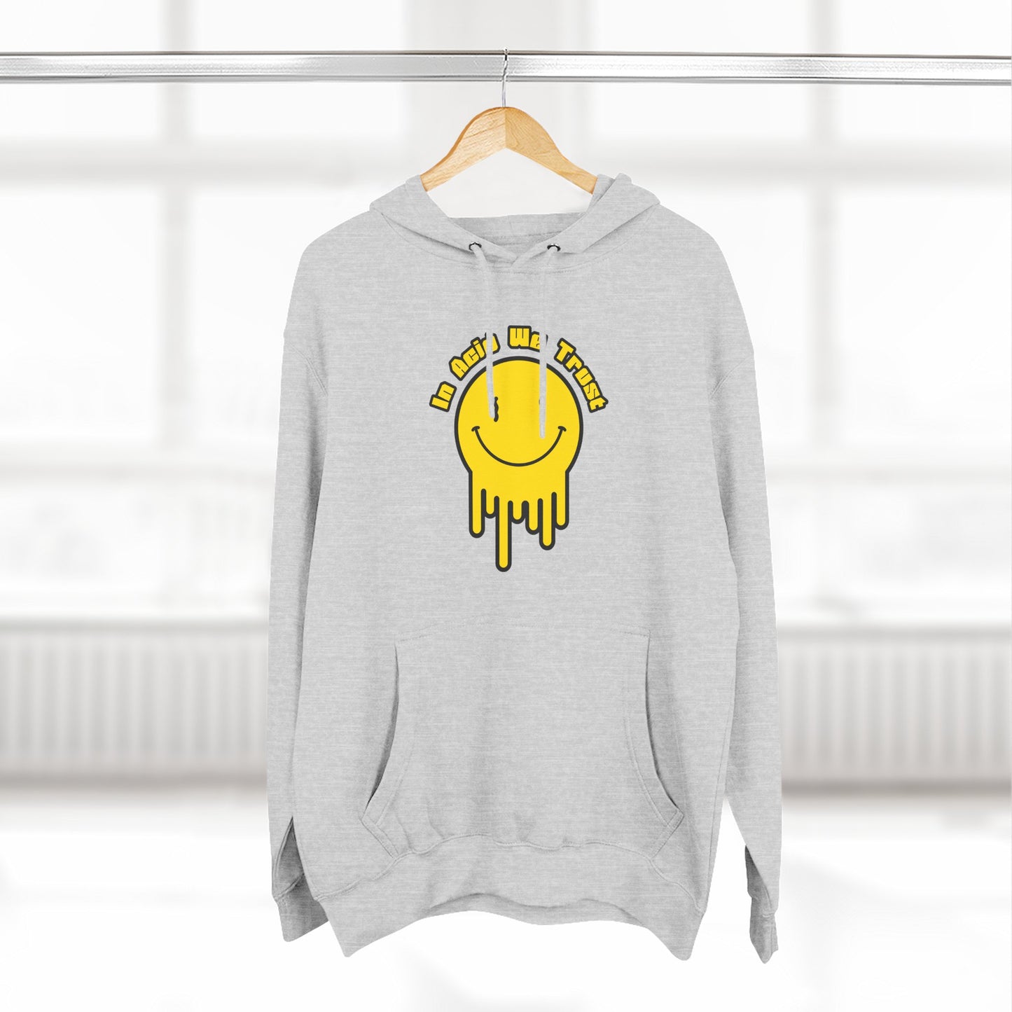 Smiley Face Drip Hoodie