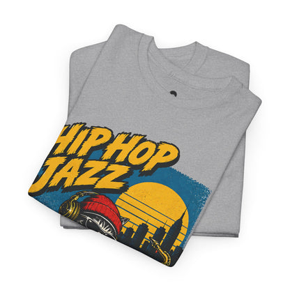 Hip Hop Jazz DJ Tee — Vintage Streetwear Music Graphic T-Shirt