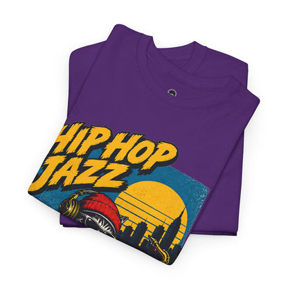 Hip Hop Jazz DJ Tee — Vintage Streetwear Music Graphic T-Shirt