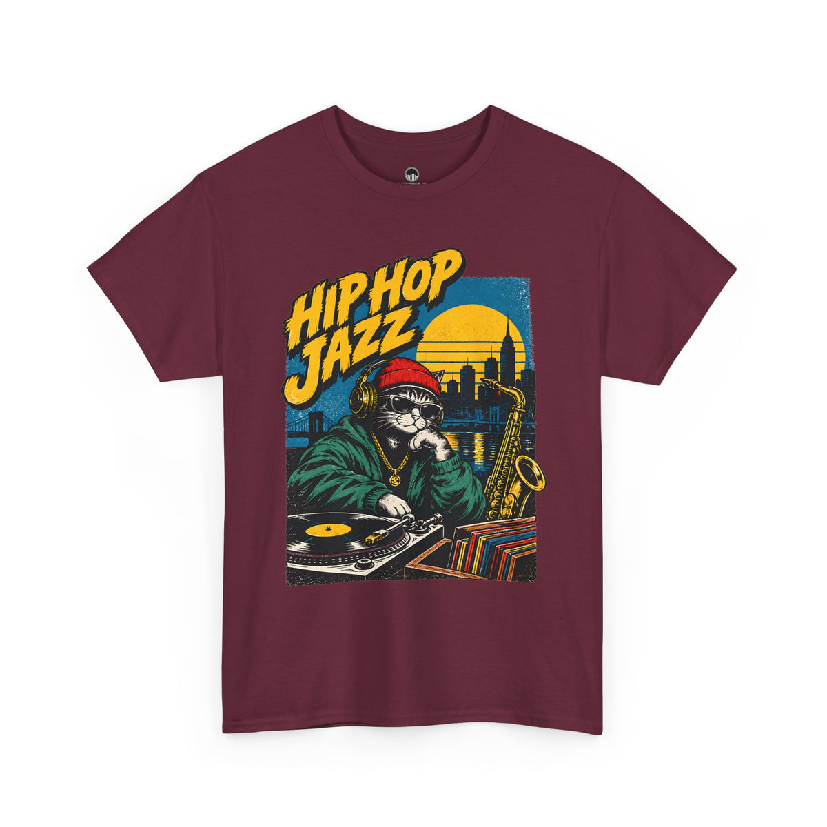 Hip Hop Jazz DJ Tee — Vintage Streetwear Music Graphic T-Shirt