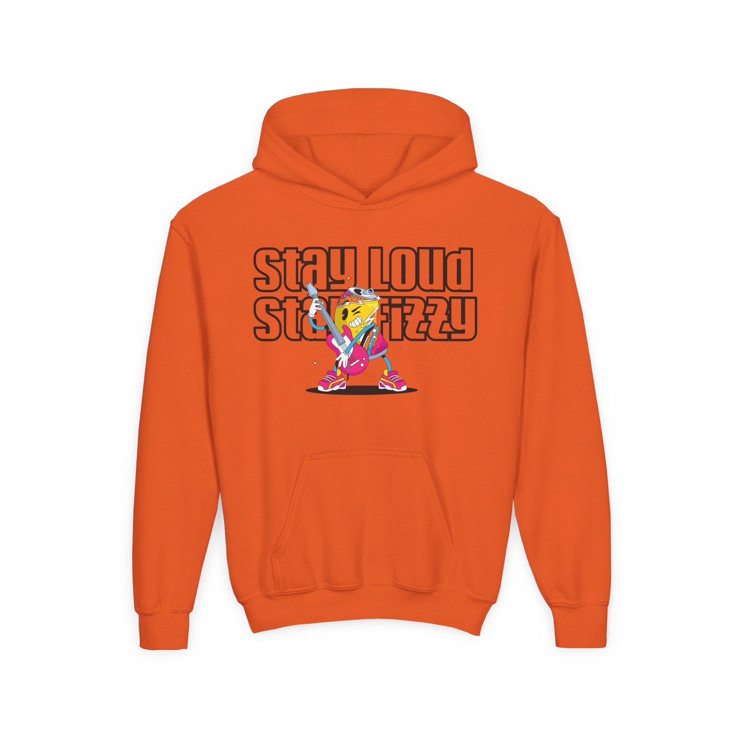 Youth Graphic Hoodie - Stay Loud Stay Fizzy, Cool Hooded Sweatshirt for Teens, Casual Wear, Perfect for Gifts, Streetwear Style, Fun & [...]