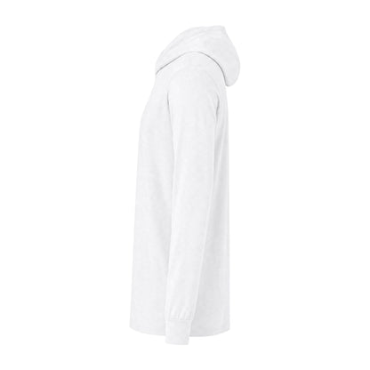 Hip Hop Jazz Hooded Long Sleeve Tee — Vintage DJ Skull Graphic