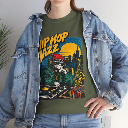 Hip Hop Jazz DJ Tee — Vintage Streetwear Music Graphic T-Shirt