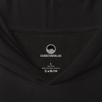 Hip Hop Jazz Hooded Long Sleeve Tee — Vintage DJ Skull Graphic