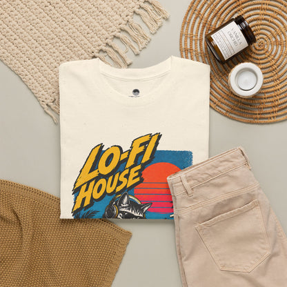 Lo-Fi House DJ T-Shirt — Retro Sunset Music Tee