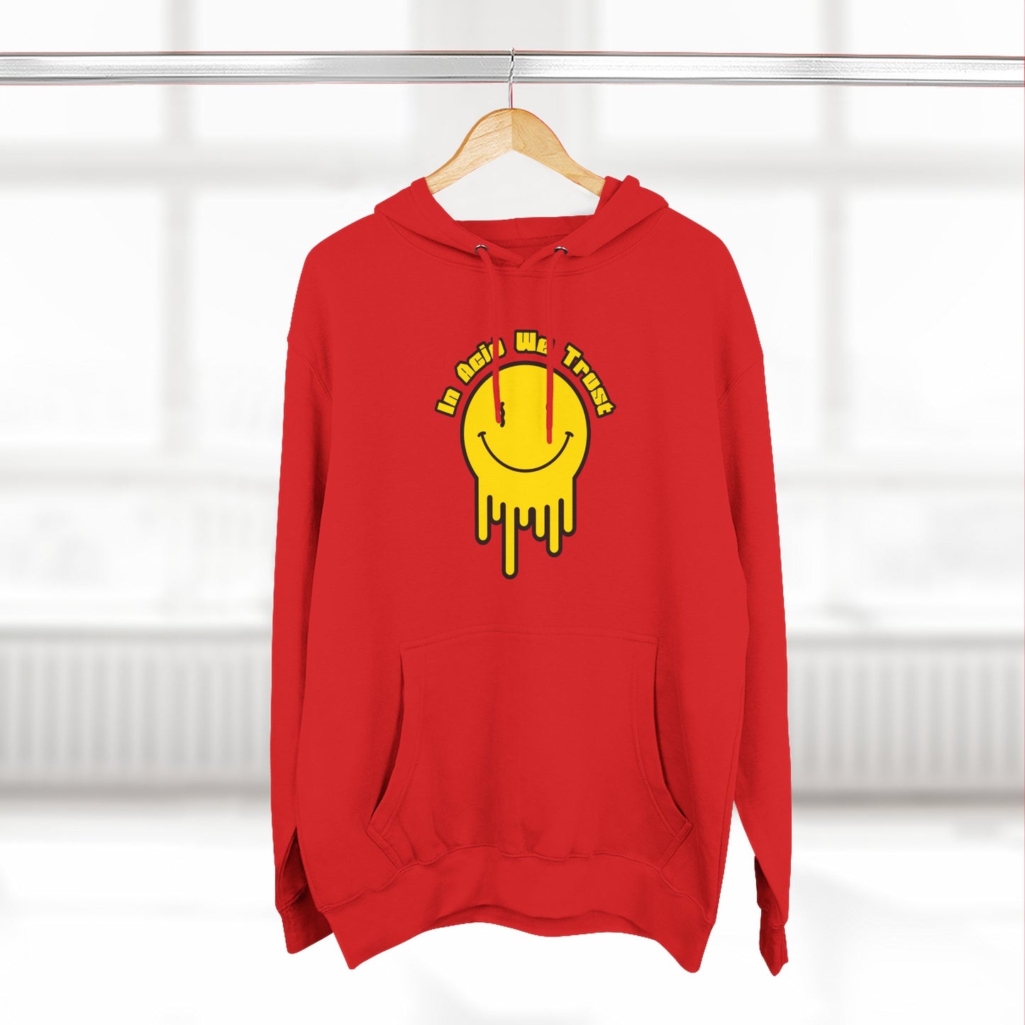Smiley Face Drip Hoodie