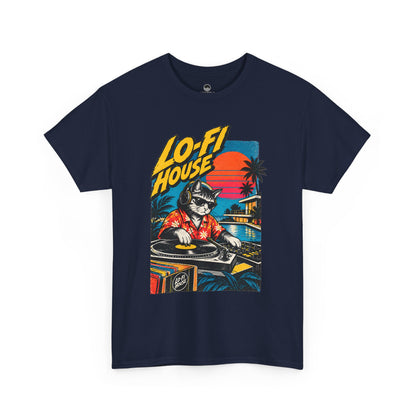 Lo-Fi House DJ T-Shirt — Retro Sunset Music Tee