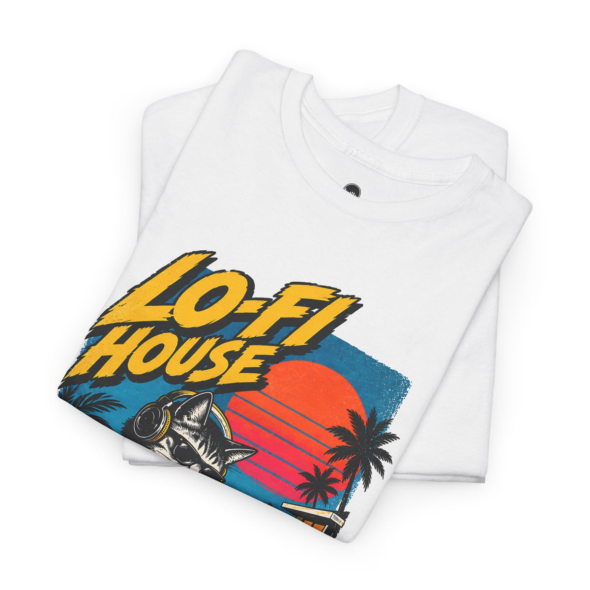 Lo-Fi House DJ T-Shirt — Retro Sunset Music Tee