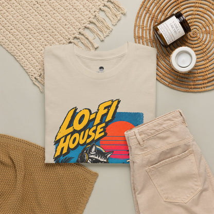 Lo-Fi House DJ T-Shirt — Retro Sunset Music Tee